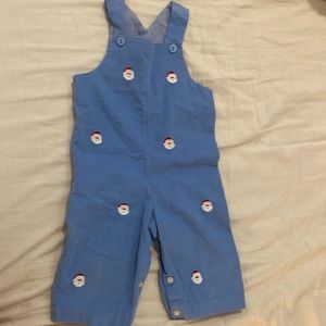 Boys Embroidered Santa Romper